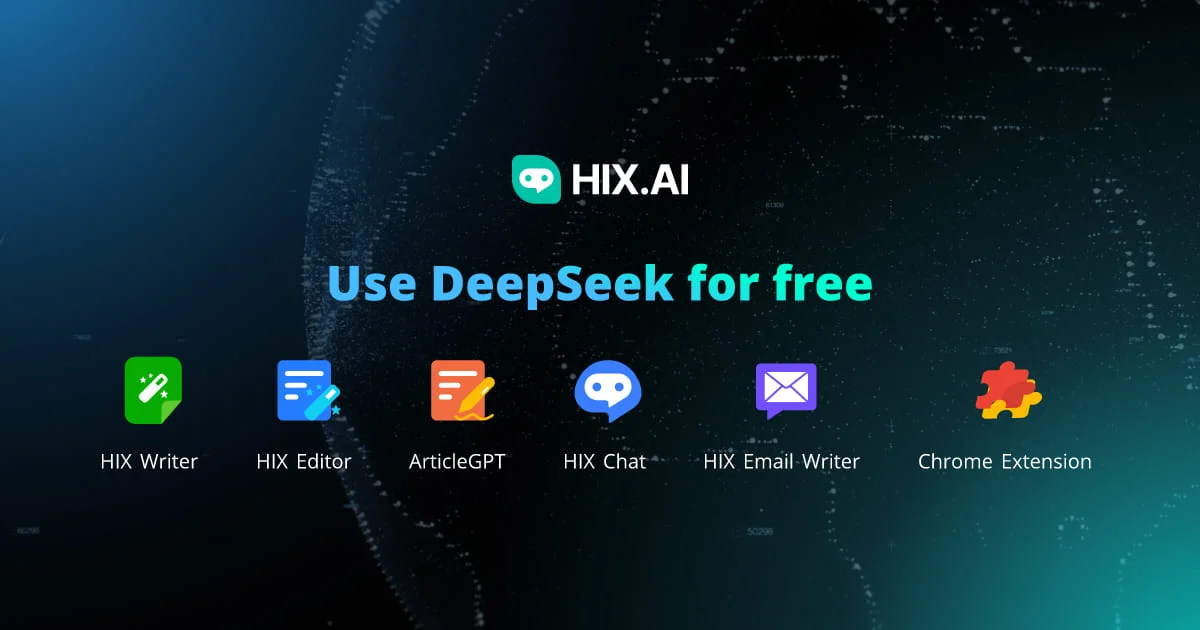 HIX.AI Launches Unlimited Free Access to Revolutionary DeepSeek R1 and Leading AI Chat Models