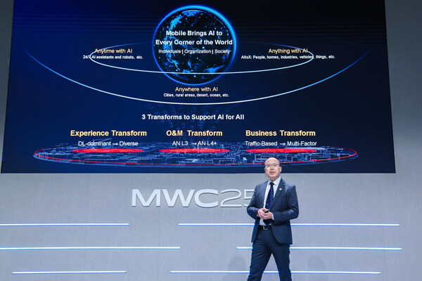 Huawei’s Cao Ming Introduces AI-Centric 5.5G Solutions at MWC Barcelona 2025